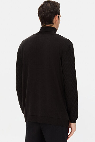 D'S Damat Ds Damat Regular Fit Black Sweater
