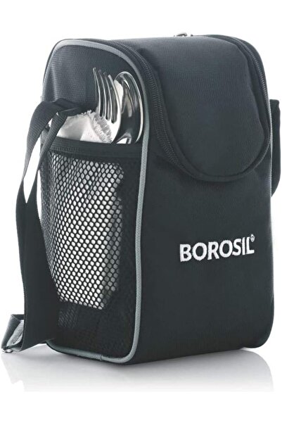 Borosil Hot n Fresh Stainless Steel Insulated Lunch Box Set of 2, 420 ml, Silver