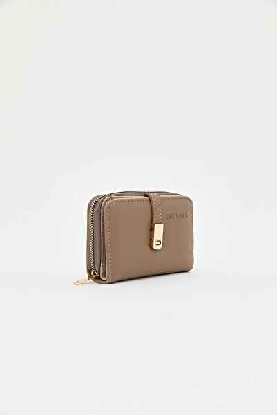 Nihan Cüzdan Koyu Bej