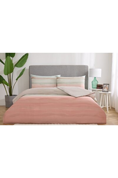 Özdilek Nev Jednokrevetno Set posteljine Obalni talas plavi (Y)