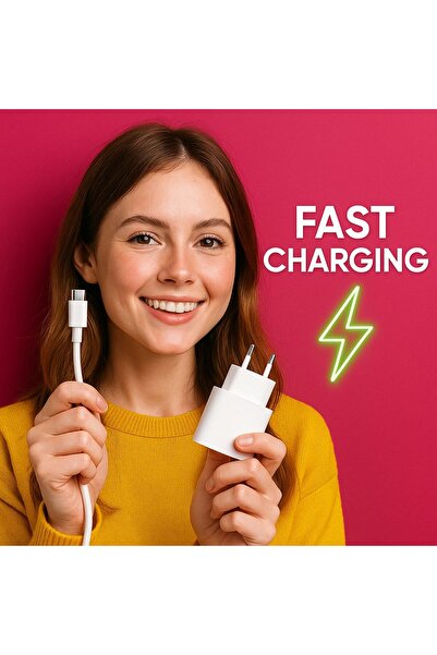 UCG Iphone Tüm Serilerle Uyumlu Hızlı Şarj Aleti Adaptör Kablo Plus 6 7 8 X 1...