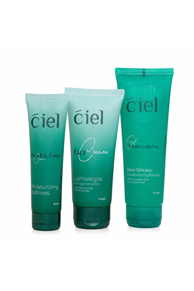 CIEL Full Care Ritual - Gel + Face Cream + Hand & Foot Cream