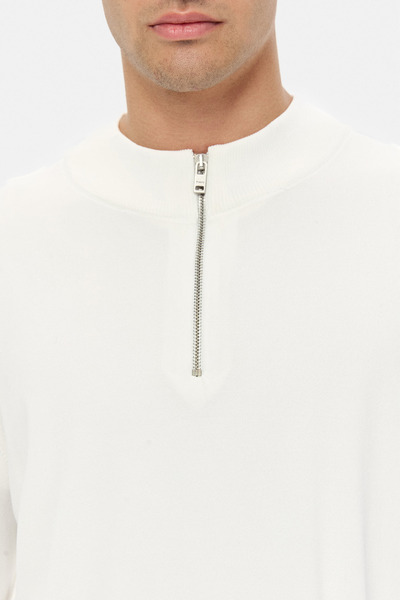 Twn Slim Fit Ecru Sweater