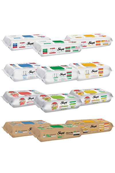 Sleepy PROMO PACKAGE - 12 x Easy Clean Wet Wipes, Mix (Wipes, Multi-Surface, ...