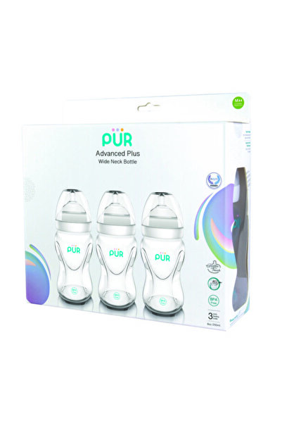 Pür PUR 9816 – ADVANCED PLUS WIDE MOUTH BOTTLE SET 3 X 250ML