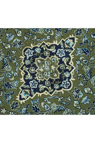 Platinum Rawdah al-Madinah Prayer Rug, 70 cm × 1.1 m, Green