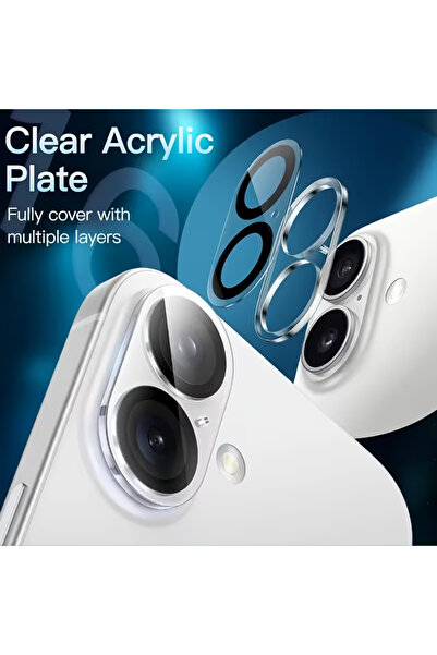 nexiva iPhone 17 Camera Protective Lens Full Protection 360 Coating Hd Image Impact Anti-Fall Protection