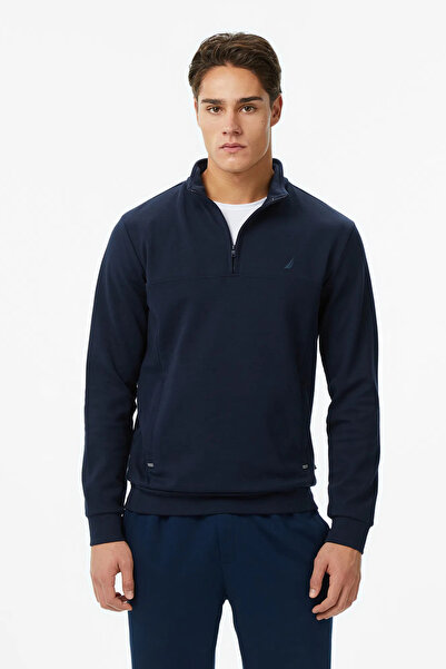 Nautica Men's Navy Blue Classic Fit Sweatshirt