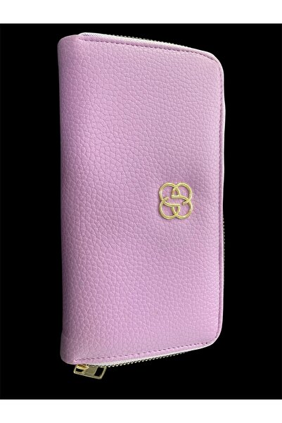 Ebrar Çeyiz Stylish Wallet in Lilac Color