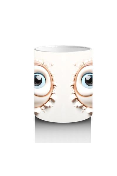 Wisdom Rain Pair of Owl Couple Mug Cups That Make Children Love Milk