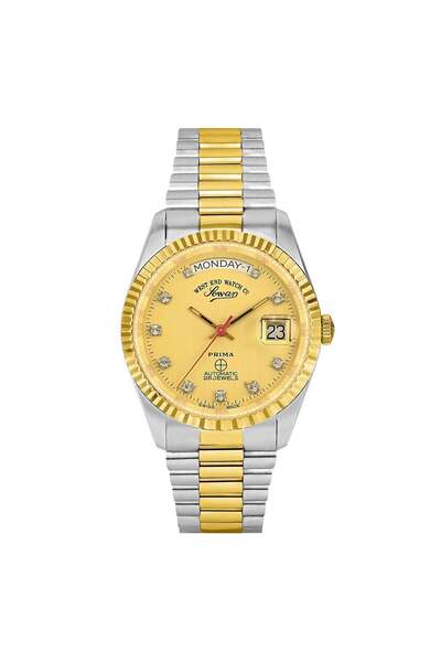 West End Watch Co West End Women's Silver Tone Case Champagne Dial Automatic Watch