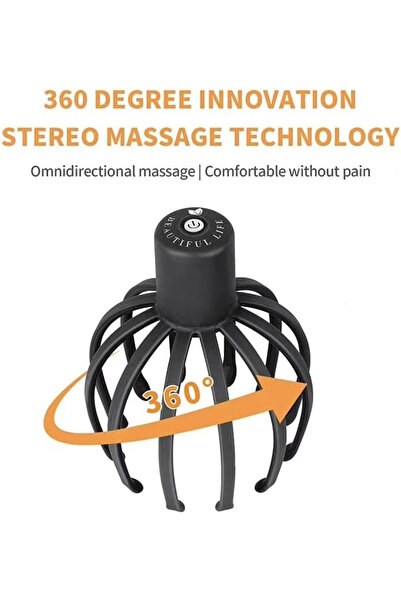 MaffStuff Unisex Electric 3 Vibration Hair Massager with Lithium-Ion Battery