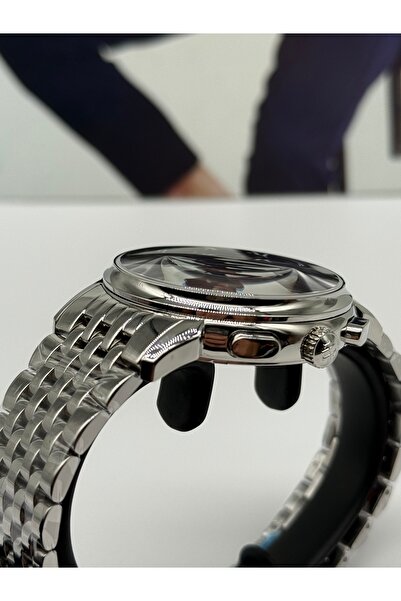 Hislon Classic Men's Watch with Moon Phase 5 Atm Waterproof with 3 Years Warranty