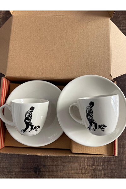 shop طقم أكواب صاريبوجا AWM بورتريه أتاتورك مكون من قطعتين