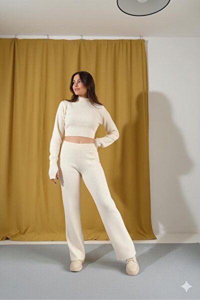 Cemre Life New Deux Women's Fingerless Knitwear Set