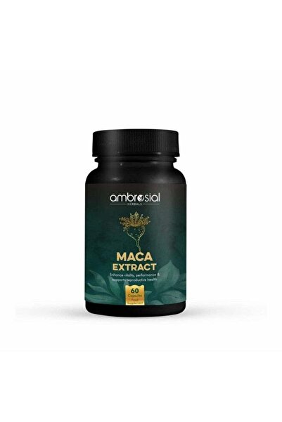 K2R Ambrosial Maca Root Capsules for Men & Women | High Strength 500 mg per Capsule | Pack of 60 Capsule