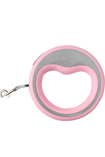 SüslüPati Automatic Dog Walking Leash Pink 2.5 Meters