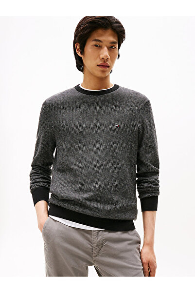 Tommy Hilfiger Pima Ctn Cash Herringbone Crew Sweatshirt