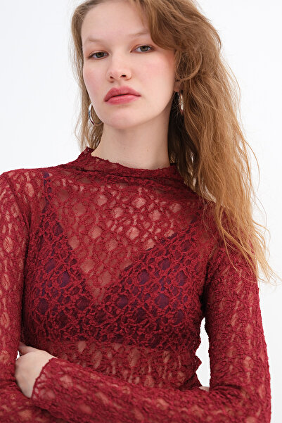 Addax Lace Transparent Blouse B17693