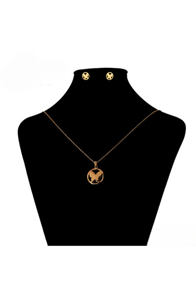 yssey Dalia Rose Gold Plated Jewelry Set