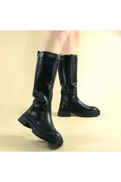 OEM Cizme lungi până la genunchi, pentru damă, căptușeală călduroasă la interior, 8717-29