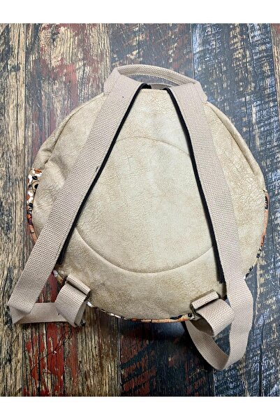 street&bagdnz Fargin Ethnic Authentic Bohemian Round Embroidered Backpack Daily Travel Waterproof Backpack