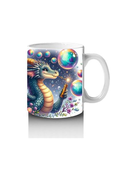 Wisdom Rain Cosmic Dragon Couple Mug Cup That Makes Children Love Milk