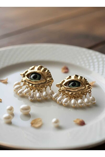 Meyras Touch Kadın Göz Detay Küpe