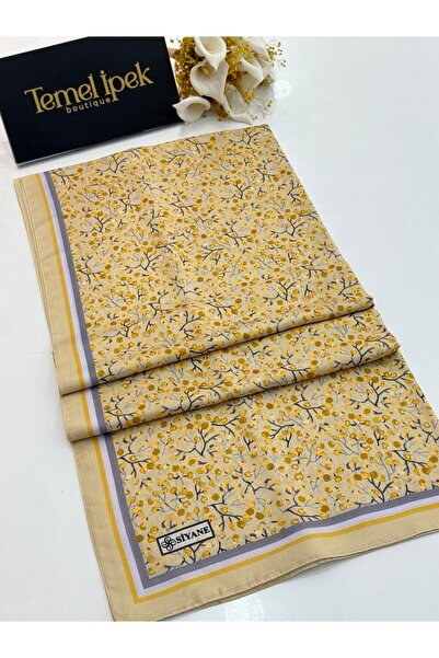 Siyane Kızılcık Desen Vual Şal