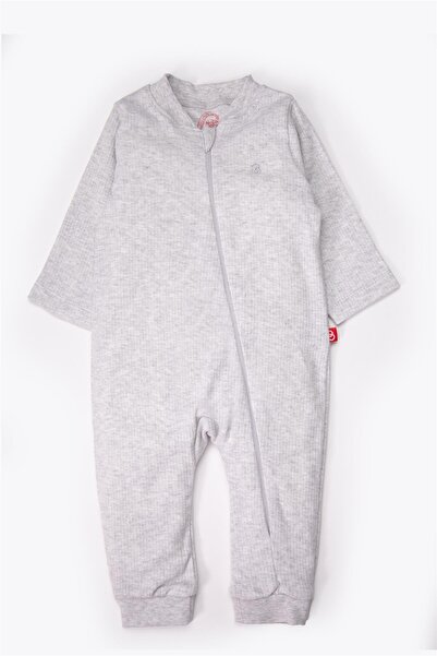 Bebetto Gloveless, Bootless Jumpsuit (Always Reported Interlock) Gray Melange