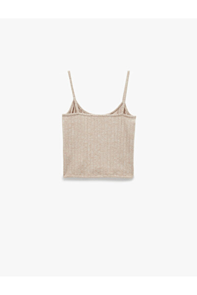 Koton Comfortable Fit Crop Thin Strap Pajama Top