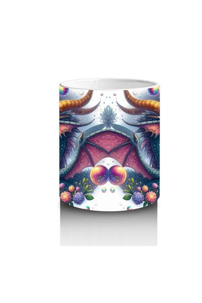 Wisdom Rain Cosmic Dragon Couple Mug Cup That Makes Children Love Milk