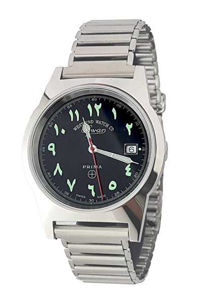 West End Watch Co Arabic Dial Stainless Steel Watch For Men 6841_10_0788R
