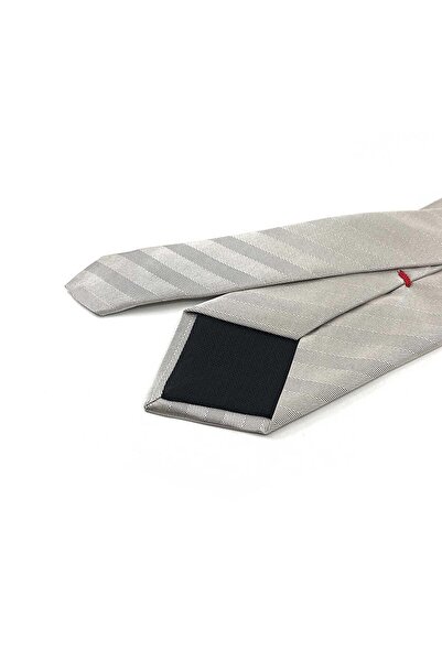 Kravatkolik Venaco Style Grey Italian Silk Tie Ik2120