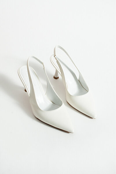 Cohy Women's Thin Heeled Slingback Stylish Heeled Shoes