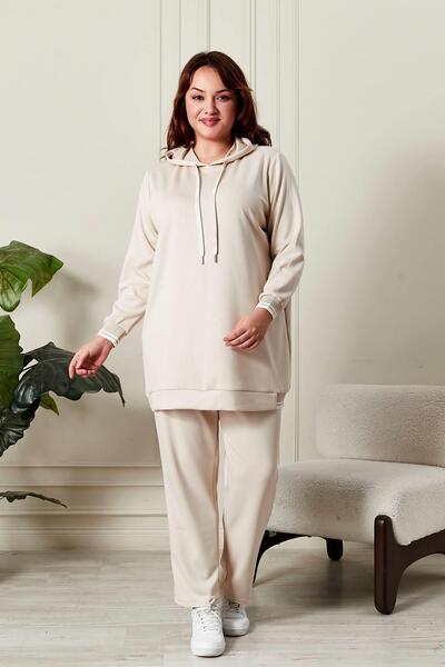 Ferace Women's Plus Size Ribbed Set