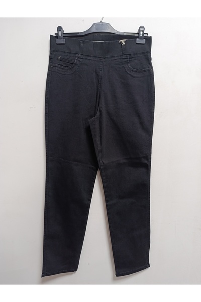 AKŞEN GİYİM Plus Size High Waist Elastic Waist Loose Stretch Fabric Shaping /...