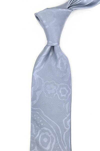 Kravatkolik Trinita Style Smoke Color Italian Silk Tie Ik2076