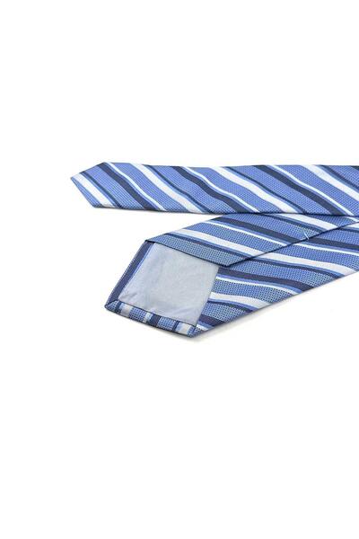 Kravatkolik Μπλε ιταλική μεταξωτή γραβάτα τύπου Torruni Style IK2067