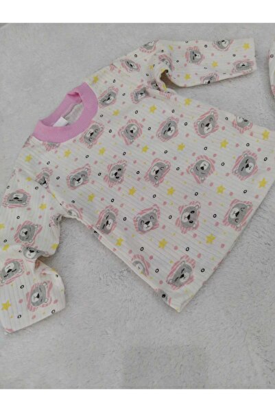Store Sevimli Panda Desenli Bebek Pijama Takımı Yenidoğan Gecelik