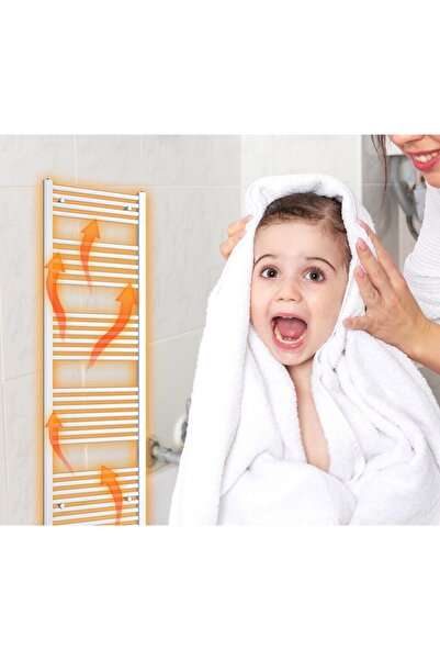 WEBER ALMAN TEKNOLOJİ 600X1600 BEYAZ RADYATÖR ISITICI HAVLUPAN 29 BORULU 5 YI...