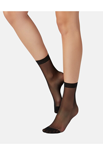 ALYA UNDERWEAR Women's Shiny Socks, 15 Denier, Fit