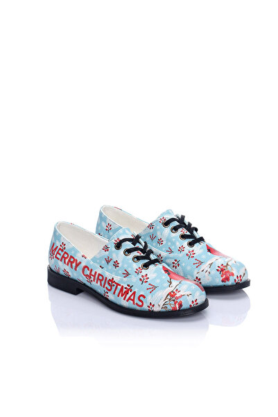 Streetfly Christmas Themed Women's Oxford Shoes