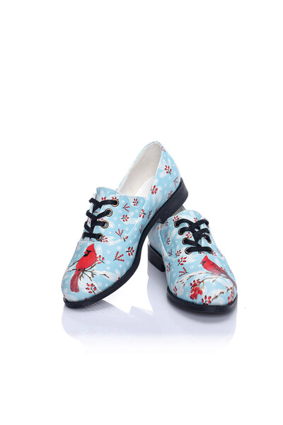 Streetfly Christmas Themed Women's Oxford Shoes
