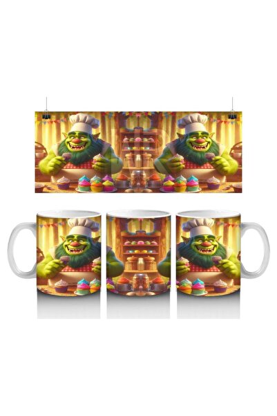 Wisdom Rain كوب على شكل وحش الشيف الحلو الذي يحب الأطفال الحليب