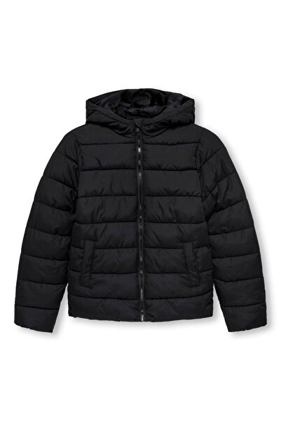 ONLY Kobtheo Quilted Jacket Cp Otw Girl's Black Coat - 15264692