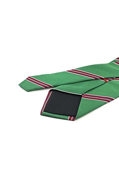 Kravatkolik Πράσινη ιταλική μεταξωτή γραβάτα σε στυλ Corsari İK2036