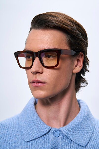 Bilge Karga Velmor Brown Men's Blue Light Protective Glasses