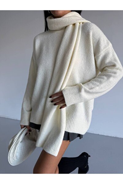 ossons Self-Tied Shawl Collar Knitwear Sweater