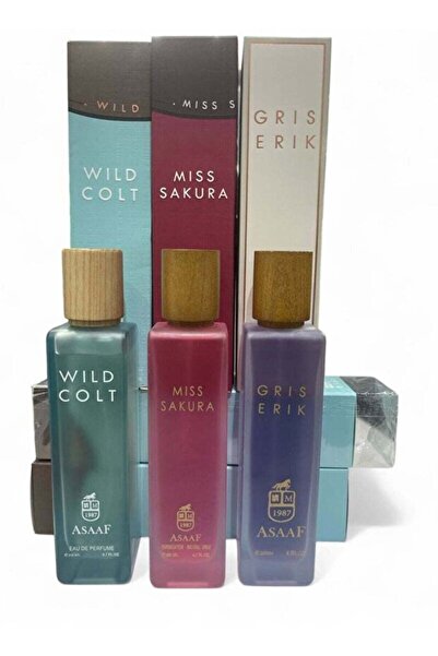 ASAAF Assaf Wild Colt, Miss Sakira and Grace Eric Perfume Set 200ml